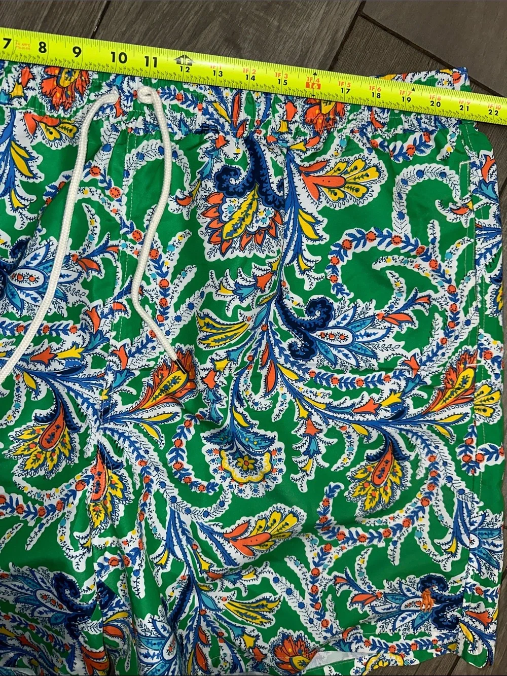 Polo‎ Ralph Lauren Swim Trunk Shorts Green Blue Orange Swimwear Men's 2XLT